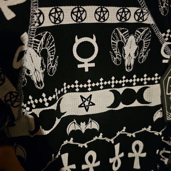 Dolls Kill Black and White Jumpsuit - Picture 5 of 5